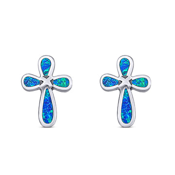 Cross Stud Earrings